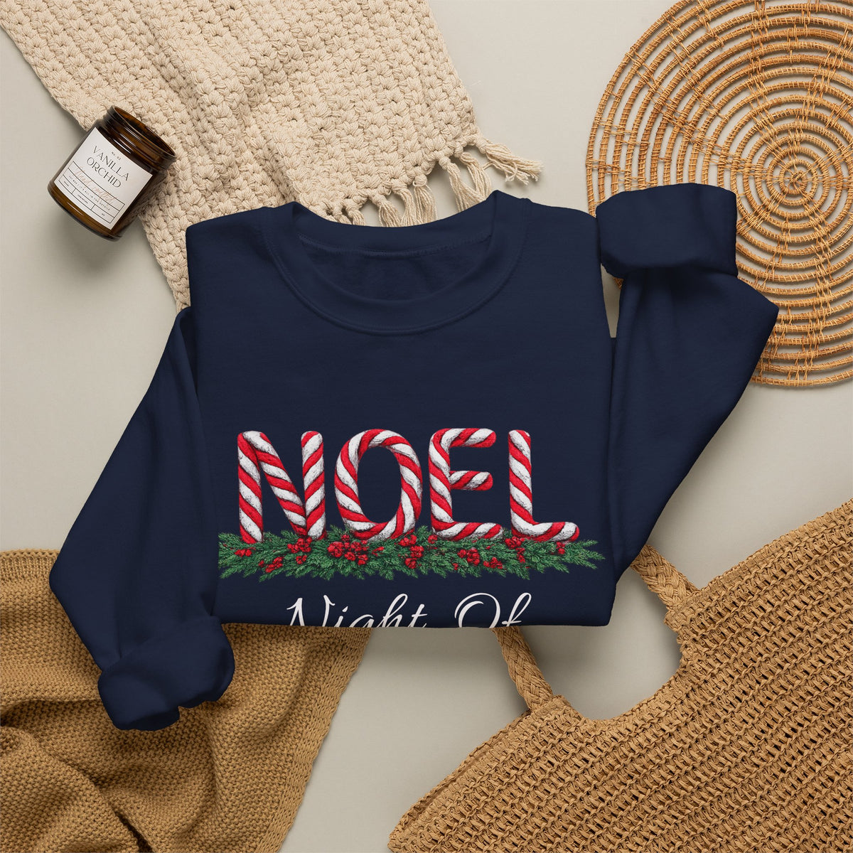 NOEL – Night of Everlasting Love Christmas Sweatshirt- Crewneck Sweatshirt