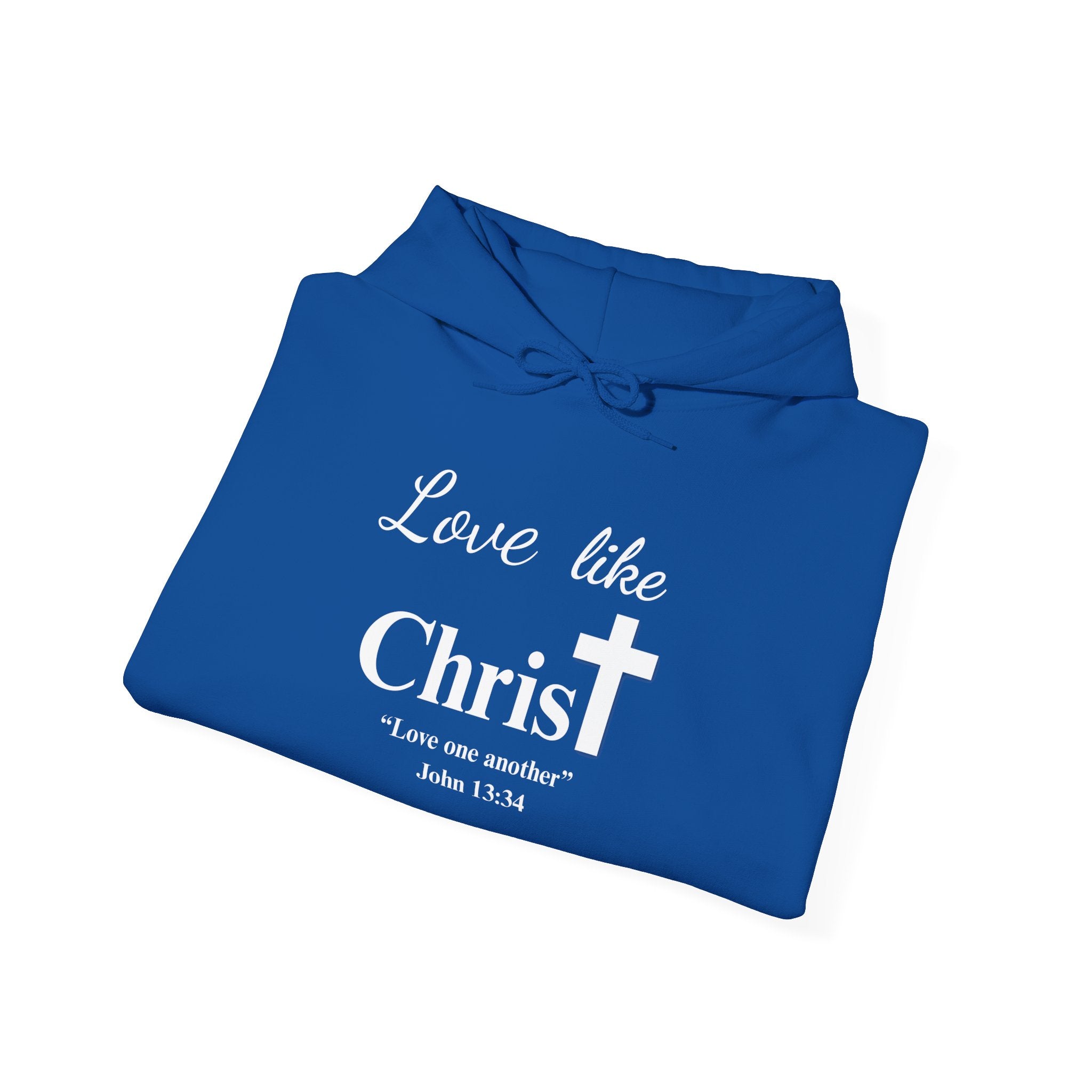 Love Like Christ Christian Hooded Sweatshirt