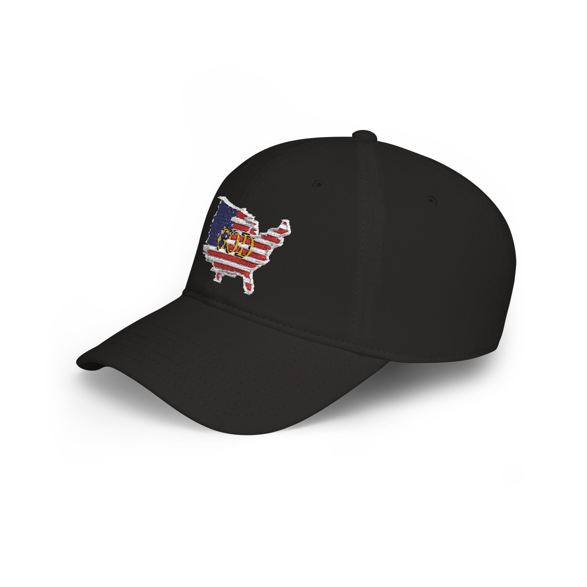 God Bless America USA Embroidered Patriotic Dad Hat – Christian Faith Low Profile Baseball Cap