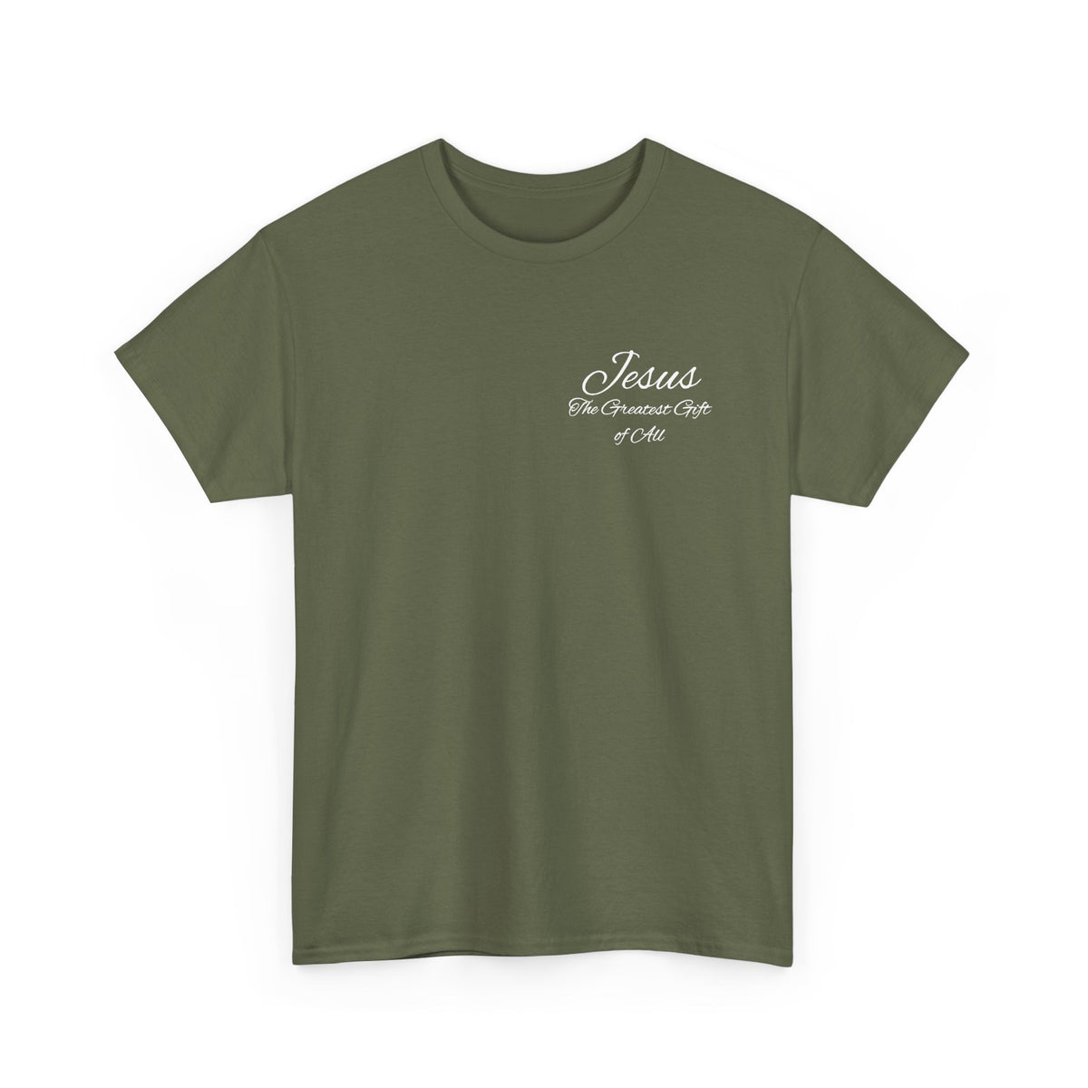 A Savior Is Born Nativity Christmas Heavy Cotton Tee