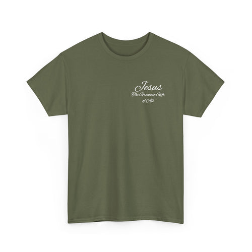 A Savior Is Born Nativity Christmas Heavy Cotton Tee