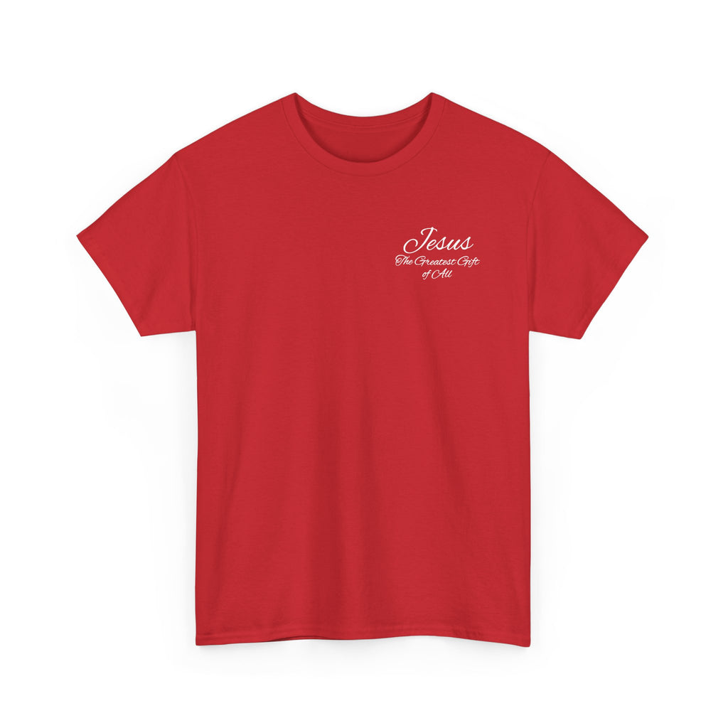 Jesus - Greatest Gift of All Christmas Wreath T-Shirt