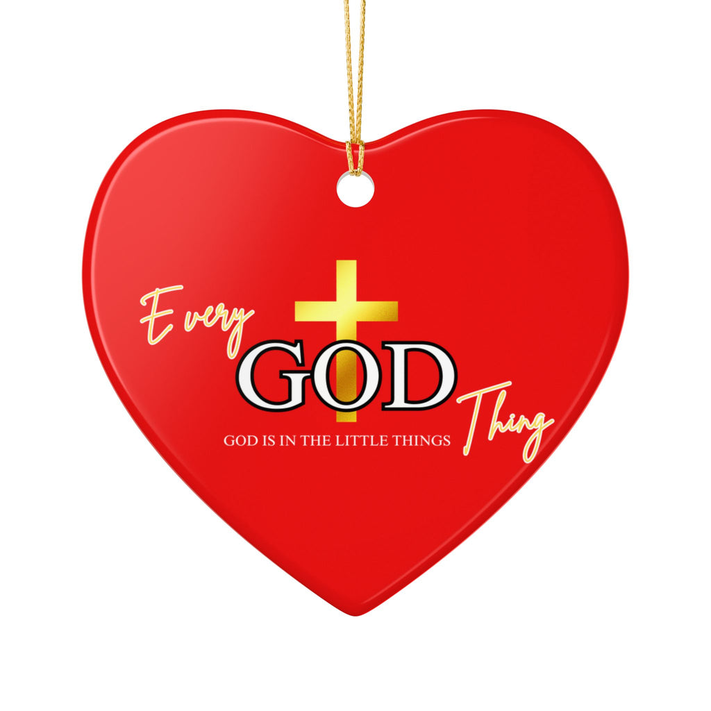 Every God Thing™ Ceramic Christmas Ornament, (1pc)