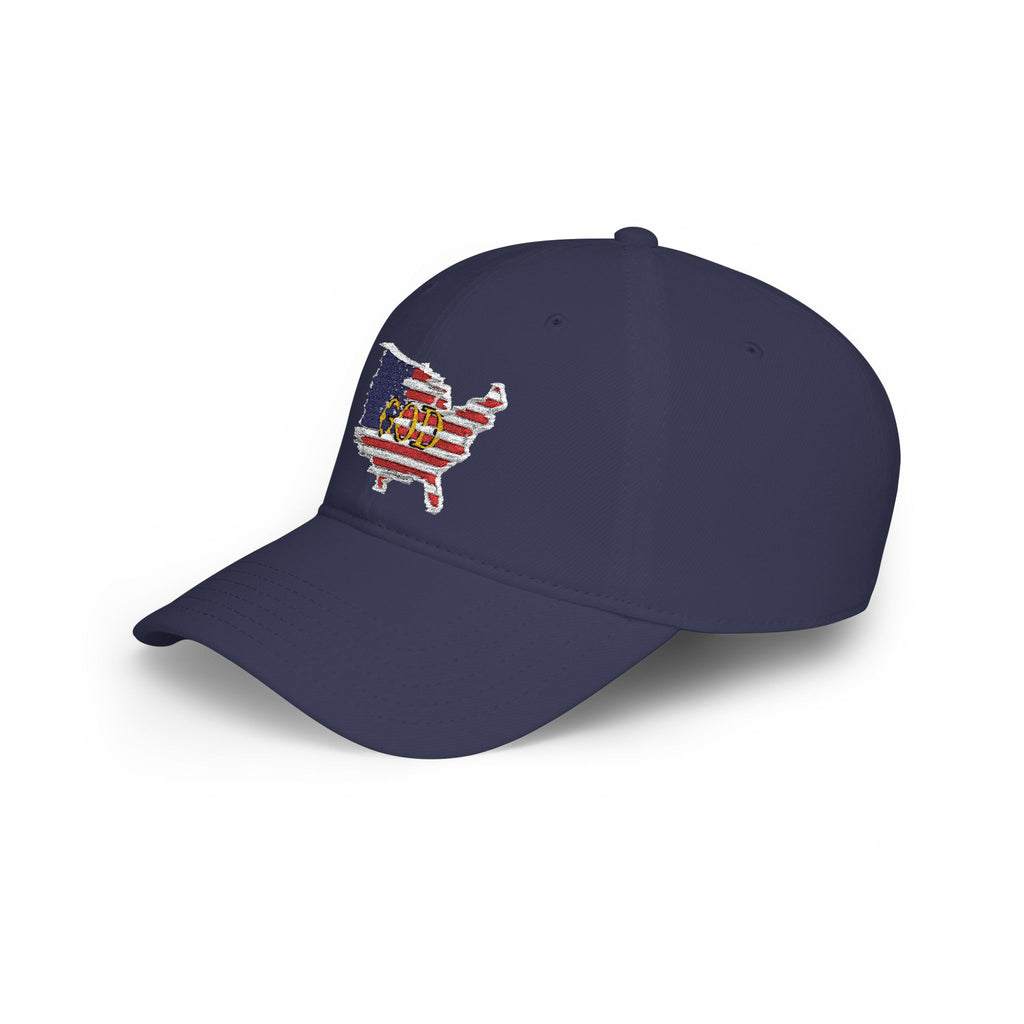 God Bless America USA Embroidered Patriotic Dad Hat – Christian Faith Low Profile Baseball Cap