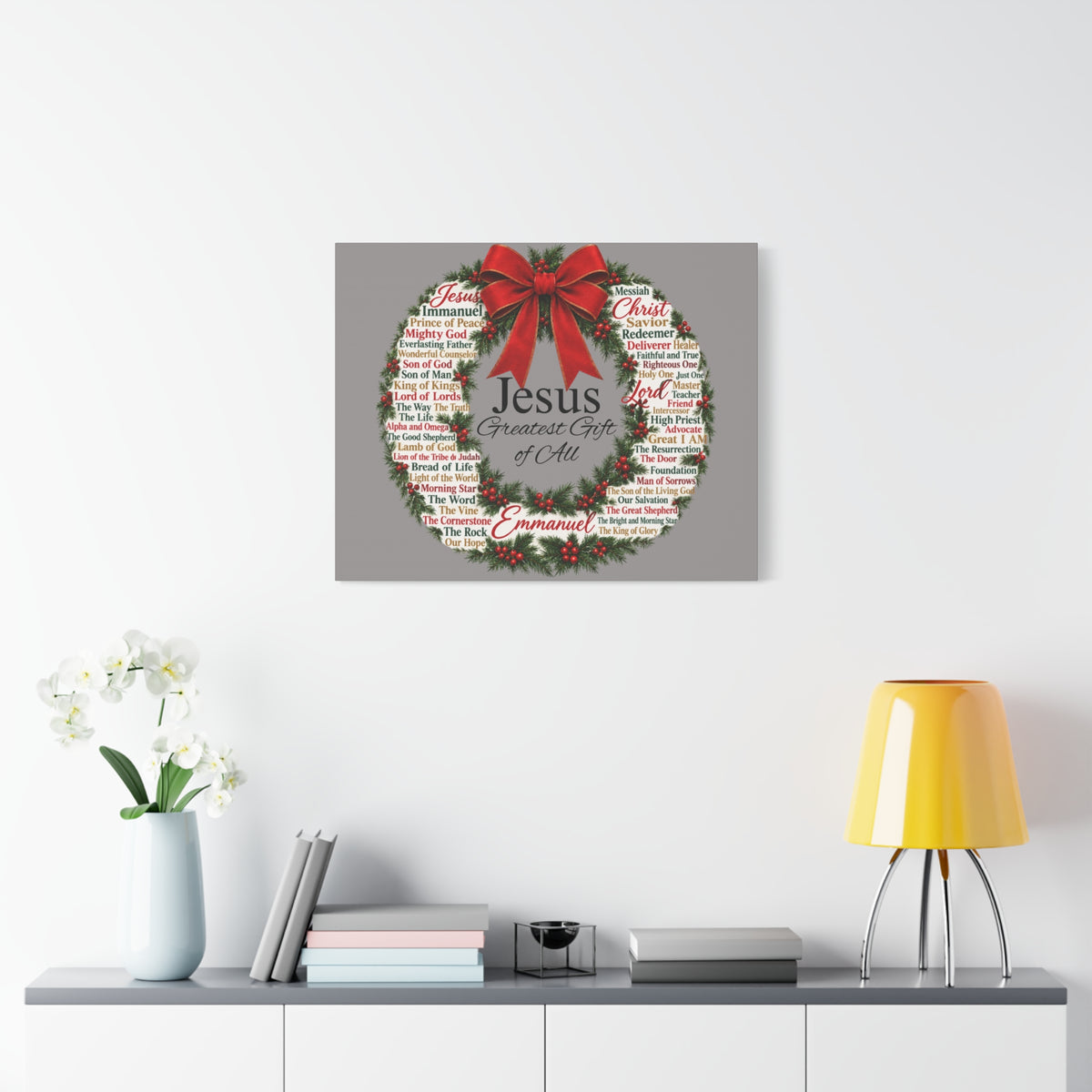 Jesus - Greatest Gift of All Canvas, Wall Art